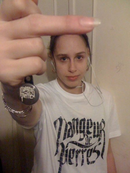 T-shirt Blanc MANGEUR DE PIERRES