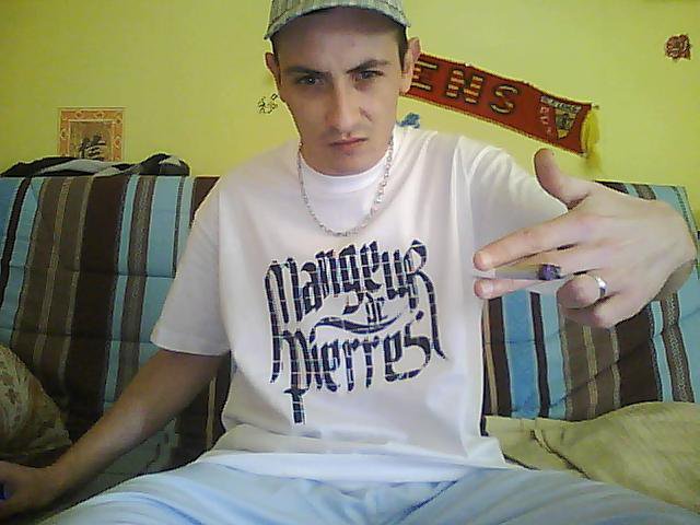 T-shirt Blanc MANGEUR DE PIERRES