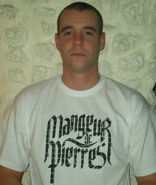 T-shirt Blanc MANGEUR DE PIERRES
