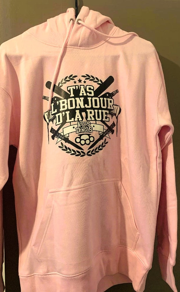 SWEAT à capuche T'AS L'BONJOUR D'LA RUE