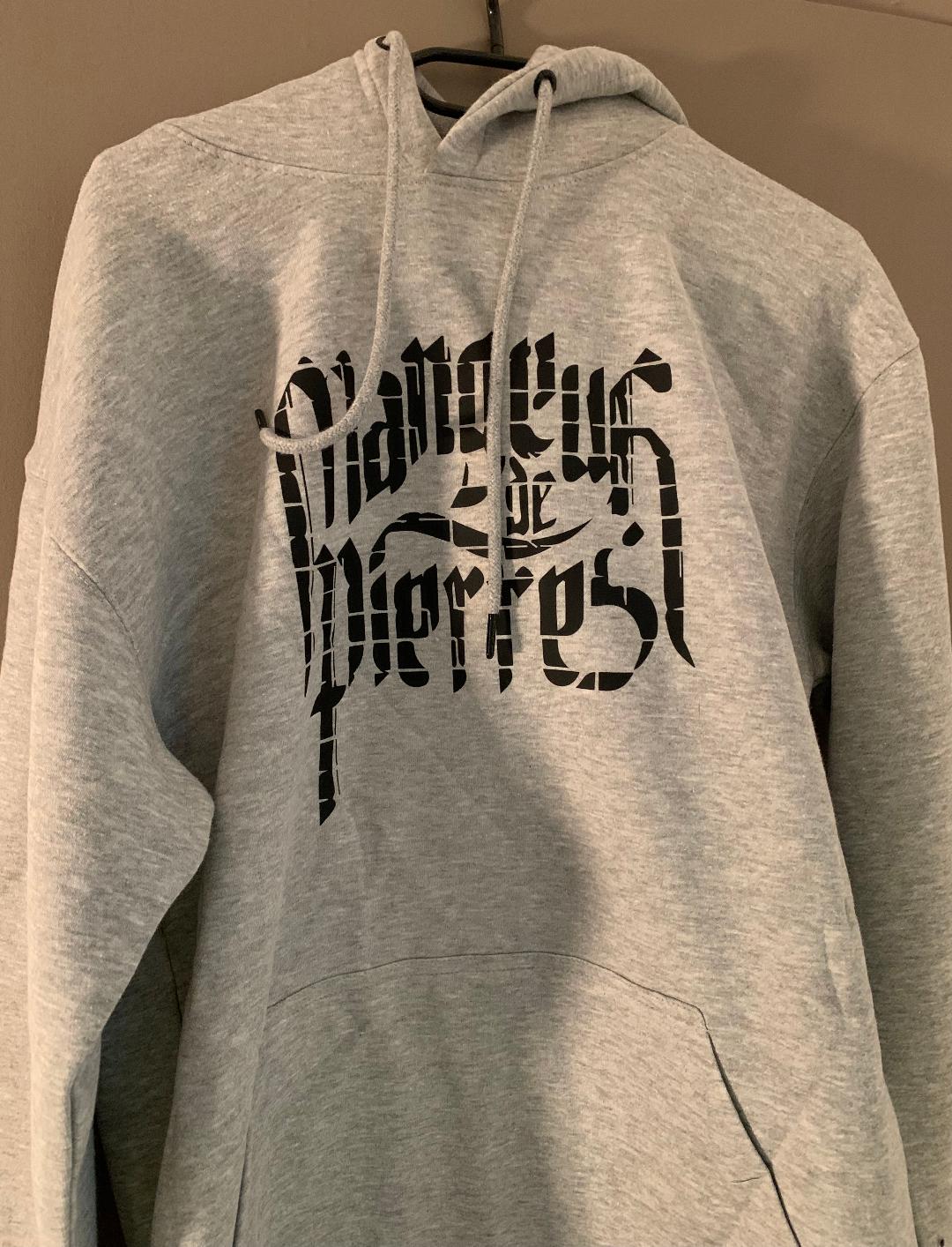 SWEAT à capuche Gris MANGEUR DE PIERRES